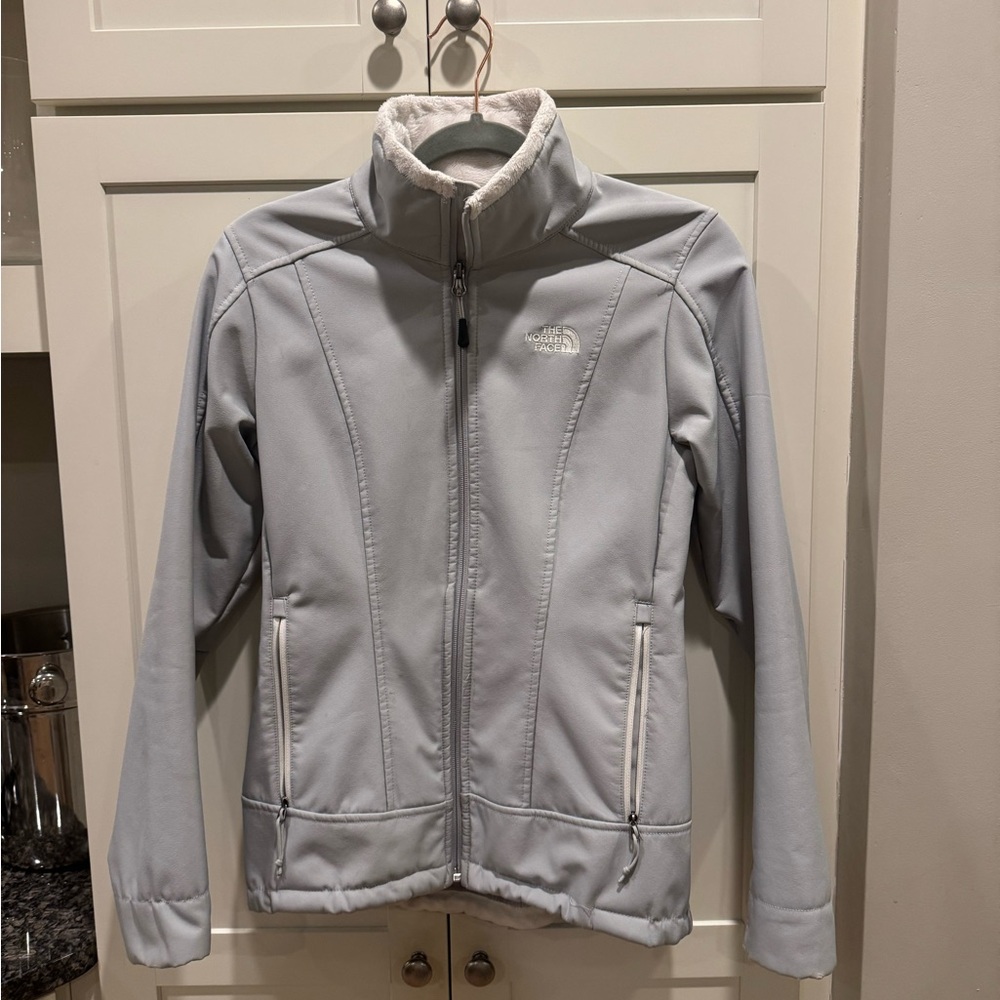 The North Face Light Gray Fleece Jacket